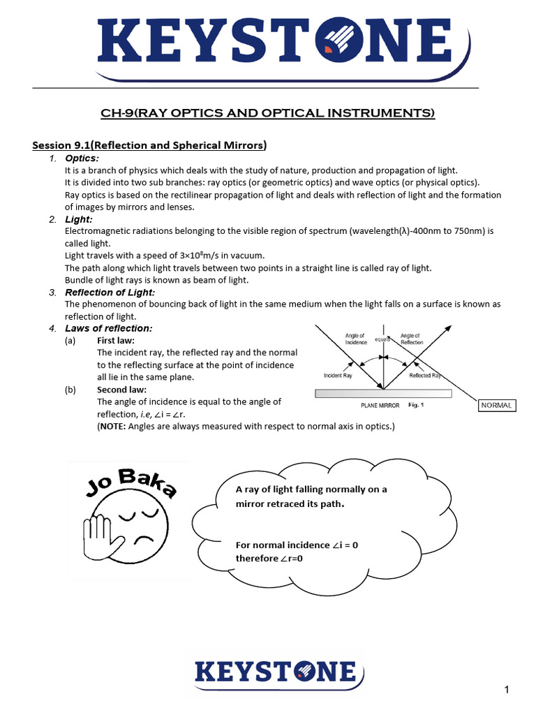 Physics Class XII | PDF | Refractive Index | Refraction