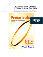 Precalculus Enhanced With Graphing Utilities 6th Edition Sullivan Test Bank
