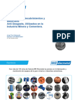 Aplicación Recubrimientos y Materiales Anti Desgaste Industria Minera y Cementera. - Elecmetal - 2020 (21-10-2020)