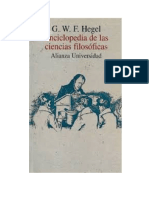 Hegel - Enciclopedia de las ciencias filosoficas