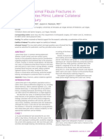 Isolated Proximal Fibula Fractures in Young Athletes Mimic Latera