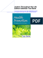 Health Promotion Throughout The Life Span 7th Edition Edelman Test Bank