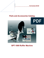 Porter GPT-1000 Ruffler Machine