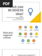 1) Pitch Your Business Idea