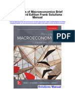 Principles of Macroeconomics Brief Edition 3rd Edition Frank Solutions Manual