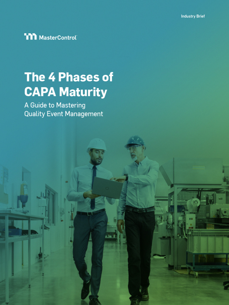 The 4 Phases of Capa Maturity A Guide To Mastering Quality Event