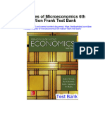 Principles of Microeconomics 6th Edition Frank Test Bank