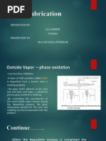 Fiber Fabrication: Presented By: Ali Ahmed Usama Presented To: Ma'Am Faiza Iftikhar