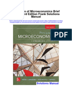 Principles of Microeconomics Brief Edition 3rd Edition Frank Solutions Manual