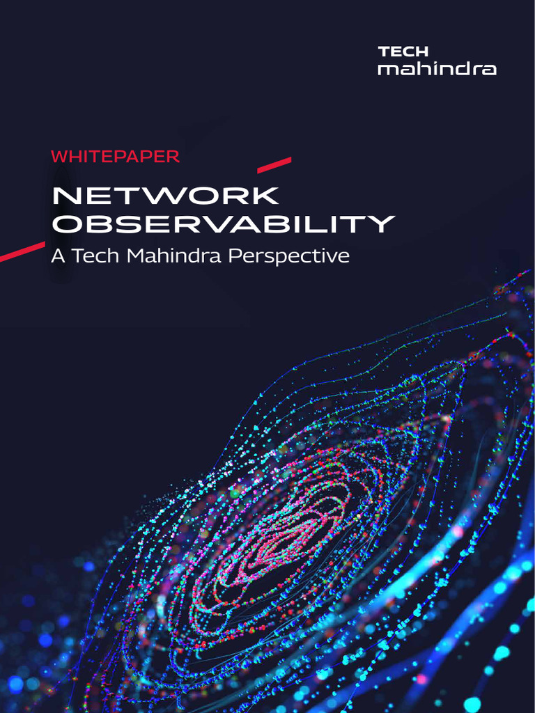 Network Observability Whitepaper Pdf Cloud Computing Data