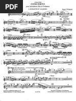 Frank Martin Ballade Pour Saxophone Alto | PDF | Musique de l