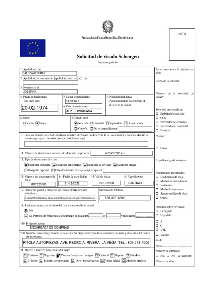 Formulario Completo | PDF