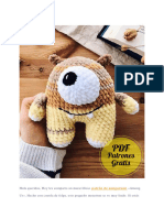 Monstruo Among Us Amigurumi PDF Patron Gratis en Espanol