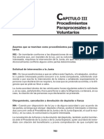 92 Procedimientos Paraprocesales o Voluntarios. Artículos 982 Al 991