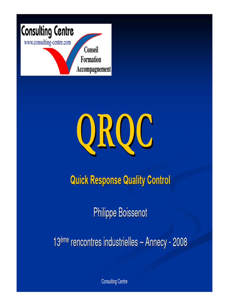 QRQC : Définition et Mise en Œuvre | PDF | Business | Économie
