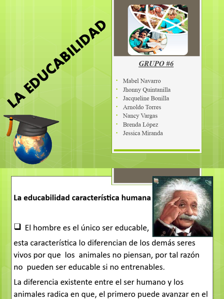 La Educabilidad Humana | PDF | Alma | Inteligencia