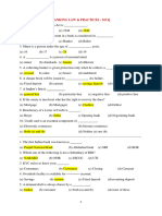 Banking Law - MCQ