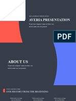 Averia PowerPoint Template Dark