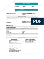 Perfil de Puesto Auxiliar Administrativo