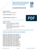 Sistema Integral de Información Académica: Jose Alejandro Gonzalez Reyna