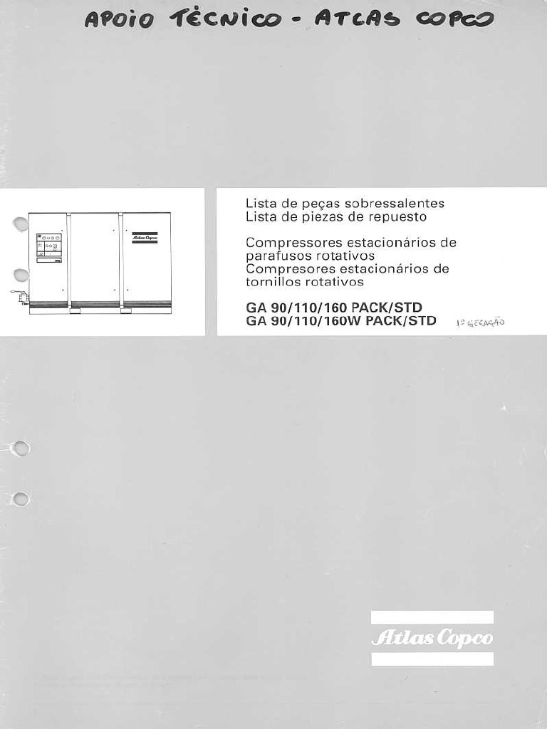 Lista de Peças GA 90-160 1 Geração | PDF