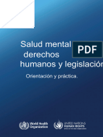 WHO OHCHR Mental Health Human Rights and Legislation Web