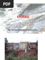 Erosão Hídrica e Formação de Ravinas | PDF | Erosão | Geomorfologia