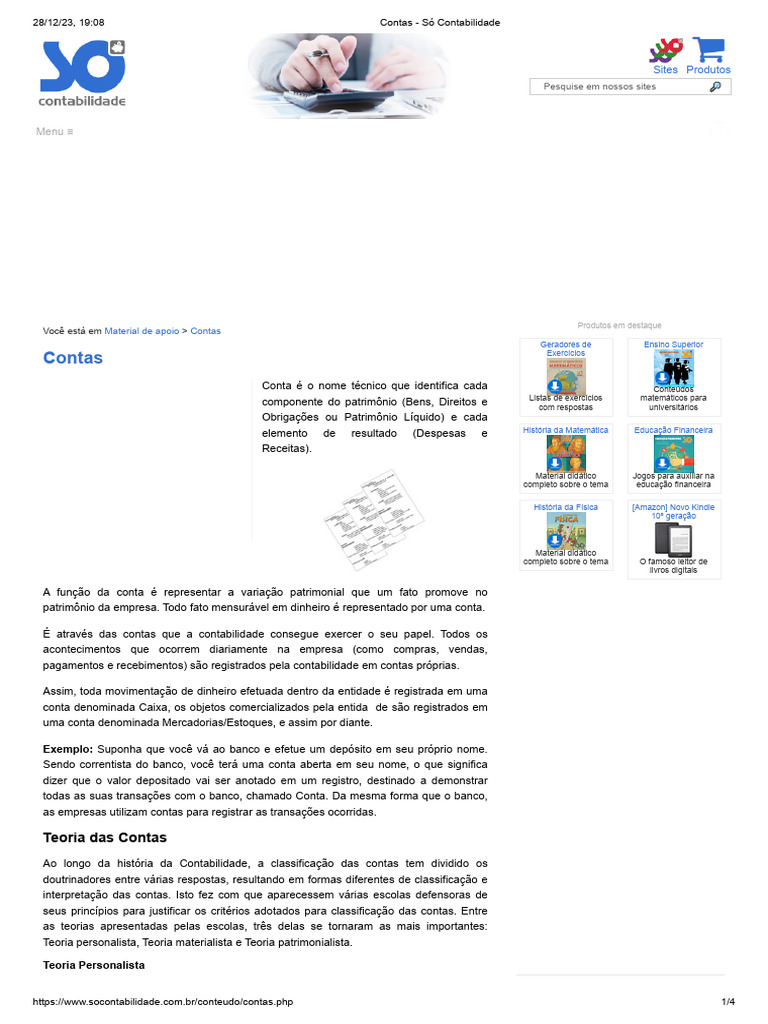 Contas Só Contabilidade Pdf