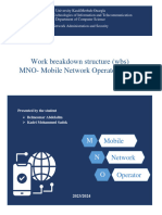 Wbs-Projet Mobile Network Operetor