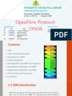 OpenFlow and ONOS