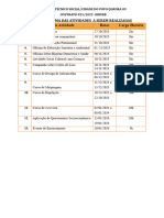 Cronograma Cidade Do Povo Sehurb CDP 2023