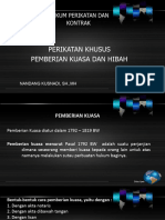 Pertemuan 12 Pemberian Kuasa