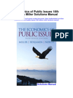 Economics of Public Issues 18th Edition Miller Solutions Manual