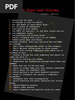 React Tips