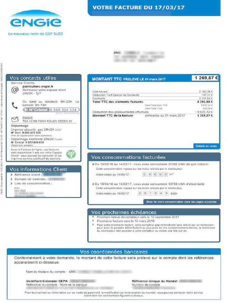 comment calculer sa facture d électricité engie