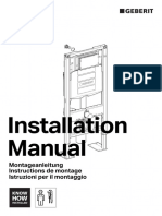 Installation Manual: Geberit Duofix