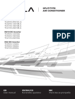 Tesla Air Conditioner User Manual EX YU