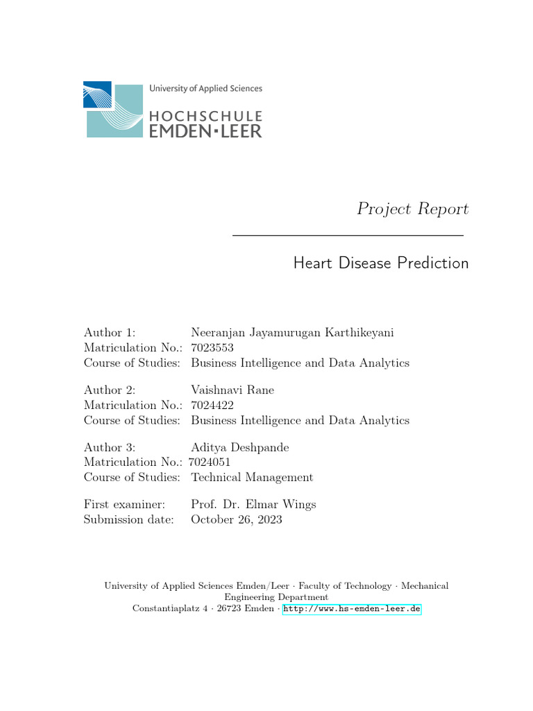 Heart Disease Prediction with Python | PDF | Support Vector Machine ...