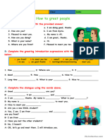 Greeting Phrases - How To Greet People