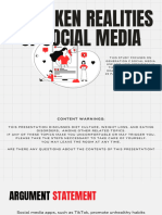 Grey and Black Modern Social Media Report Presentation