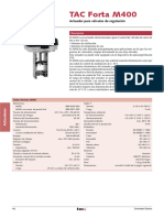TAC Forta M400: Actuador para Válvulas de Regulación