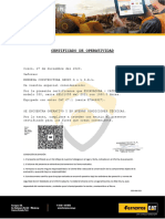 CDO088-2023-Certificado de Operatividad - EMPRESA CONSTRUCTORA GRUPO G & L S.R.L - KEL
