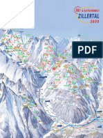 Zillertal 3000 Piste Ski Map 2023
