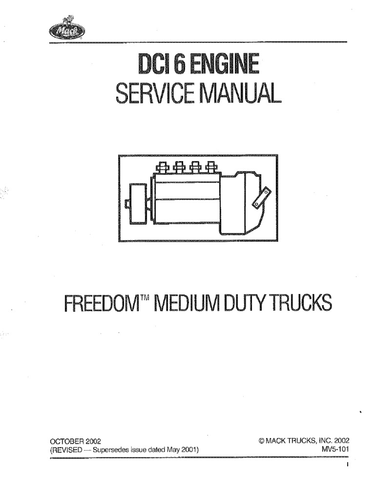Dci-6 Engine - Service | PDF
