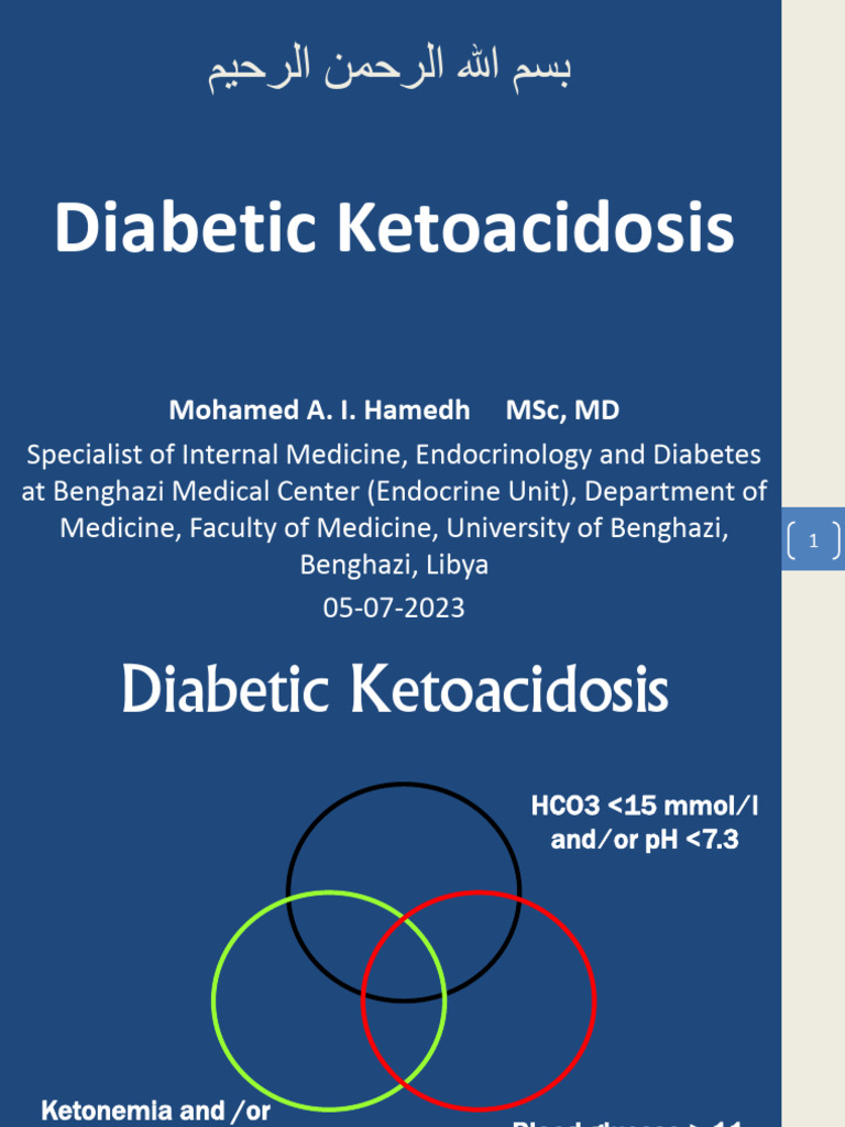 Hospital Management of Diabetic Ketoacidosis | PDF | Hyperglycemia ...