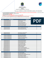 Relação Dos Voluntários Convocados para A Inspsau em Grau de Recurso Do Qocon Tec 2022/2023