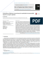 Evaluation of failures in mechanical crankshafts