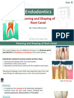 Endo4 Lec..6 Cleaning and Shaping of Root Canal