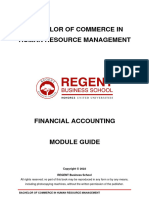 BCOMHRM - Financial Accounting