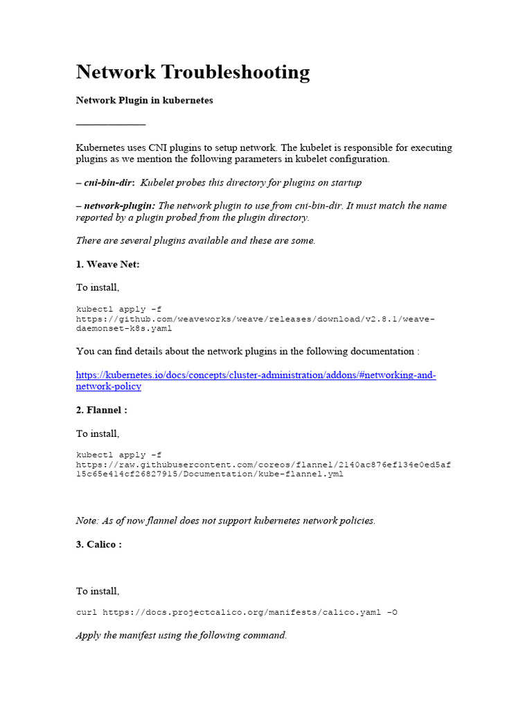 Troubleshooting Kubernetes Networking | PDF | Domain Name System ...